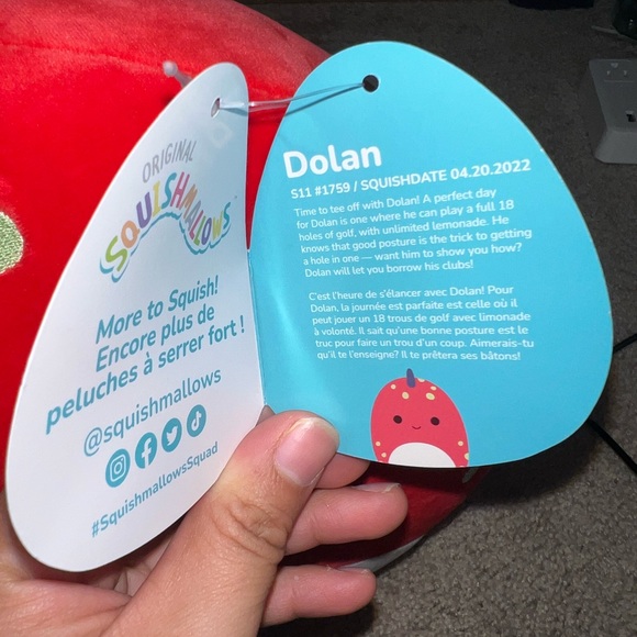 New Dolan The Dinosaur 1st to Market Squishmallow - Picture 11 of 13